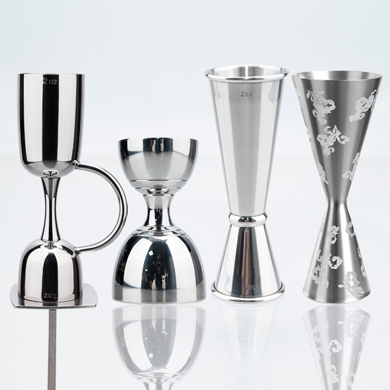 Bitters Bottle Set - Paslanmaz Çelik Çift Ölçü Kabı, Barmenlik