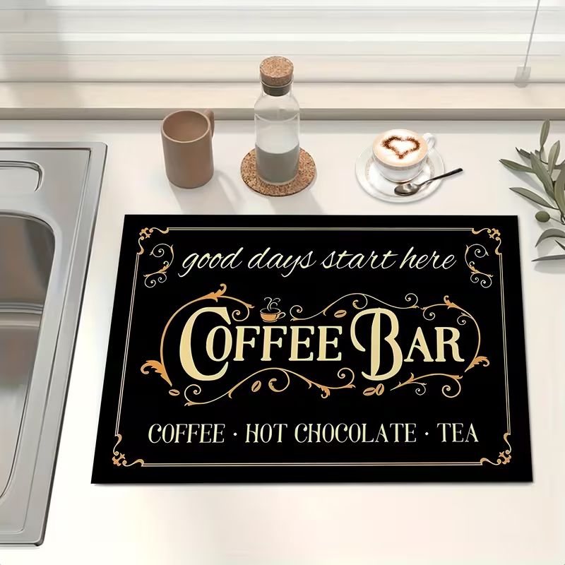 Kahve Makinesi Matı Mikrodalga - Bar Mat Rubber incelemesi ve fiyatı